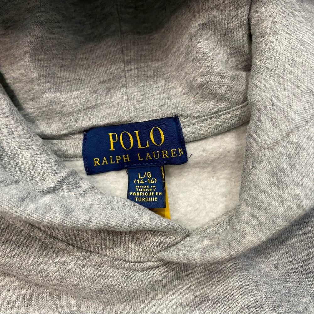 Ralph Lauren Polo Bear Boys Hoodie Long Sleeve Size L(14–16) - Picture 4 of 5